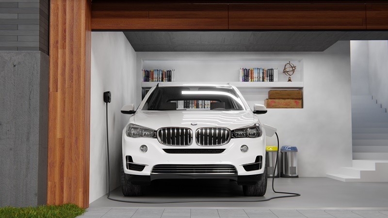 bmw x5 phev - residential charger - wallbox